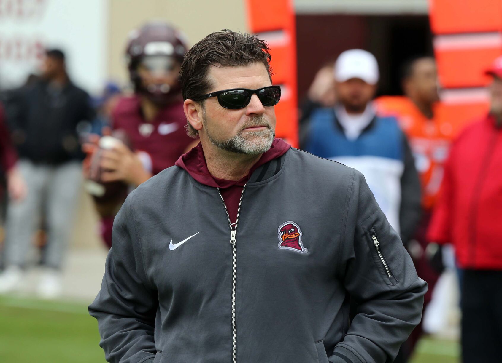 VT Spring Game players